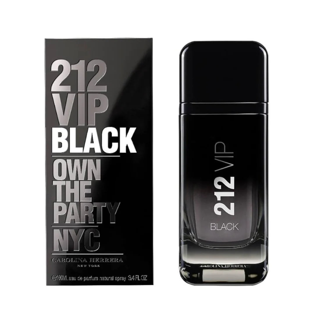 212 vip black carolina herrera eau de parfum for men bottle 100ml
