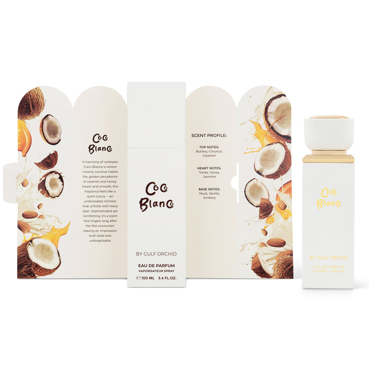 Coco Bianco Gulf Orchid Eau de Parfum for Women and Men 100ml