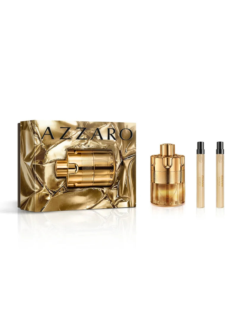 Azzaro Forever Wanted Elixir Parfum Gift Set For Men 100ml with 2 10ml spray
