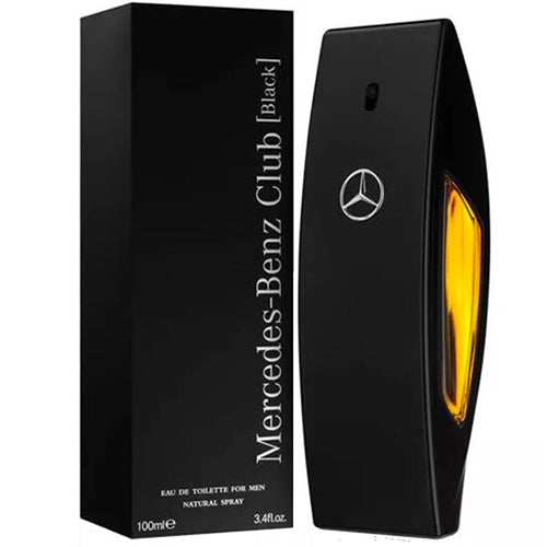 mercedes benz club black eau de toilette for men bottle