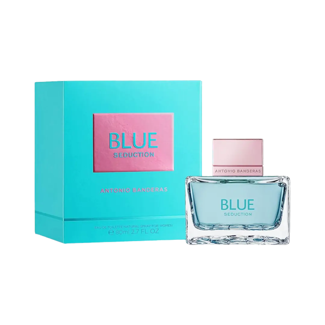 blue seduction antonio banderas eau de toilette for women bottle 80ml
