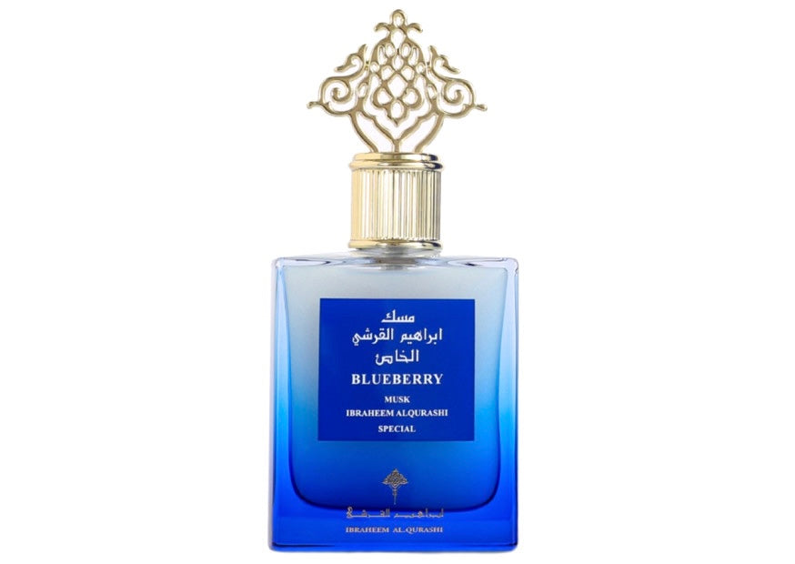 Ibrahim Al Qurashi Blueberry Musk Eau de Parfum 75ml bottle