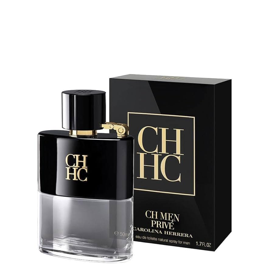 ch men prive carolina herrera eau de toilette for men bottle 50ml