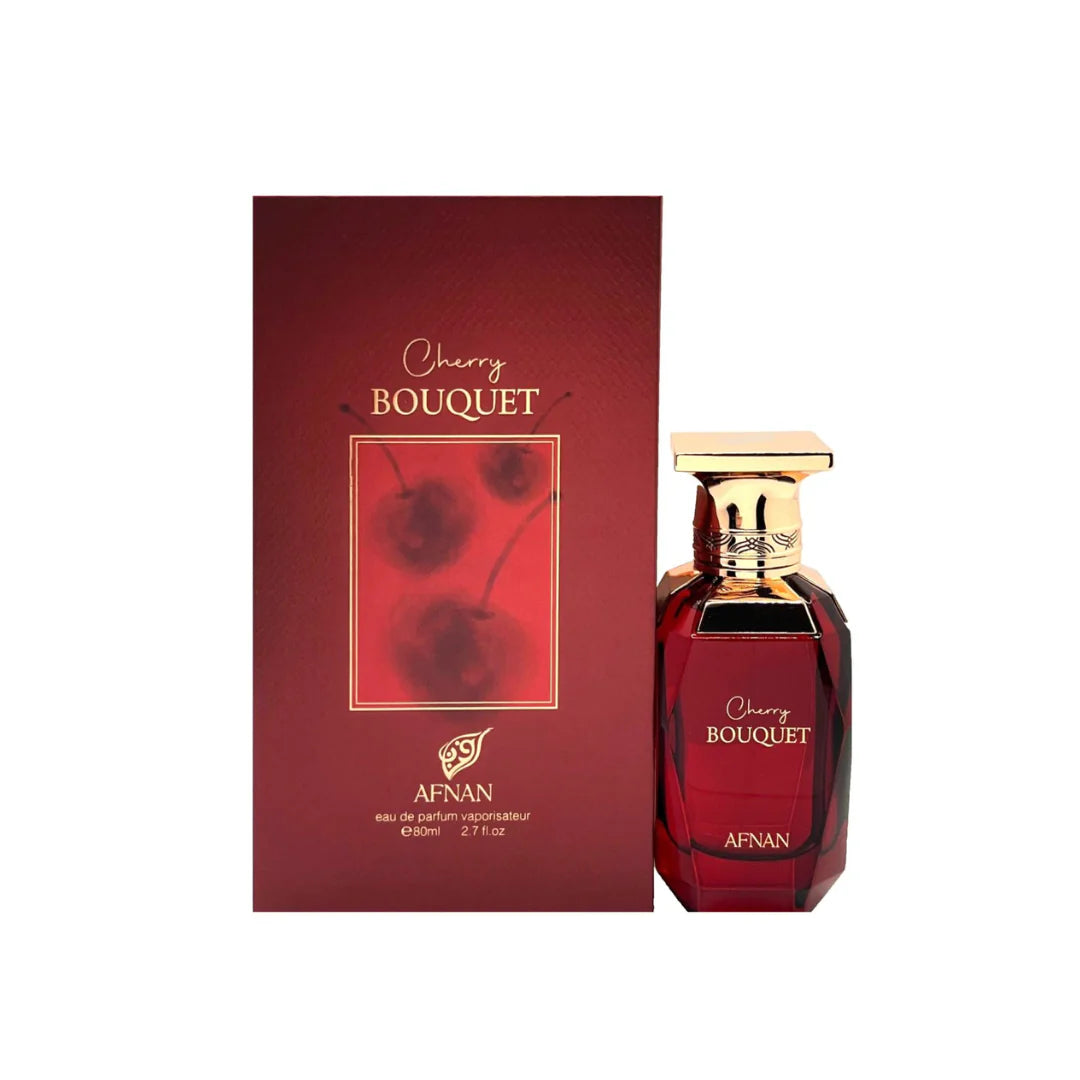 cherry bouquet afnan eau de parfum for women 80ml bottle