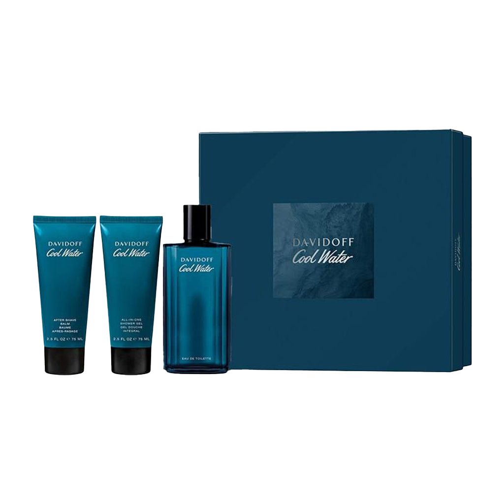 Davidoff Cool Water Gift Set Eau de Toilette for Men 125ml with Shower Gel and After Shave