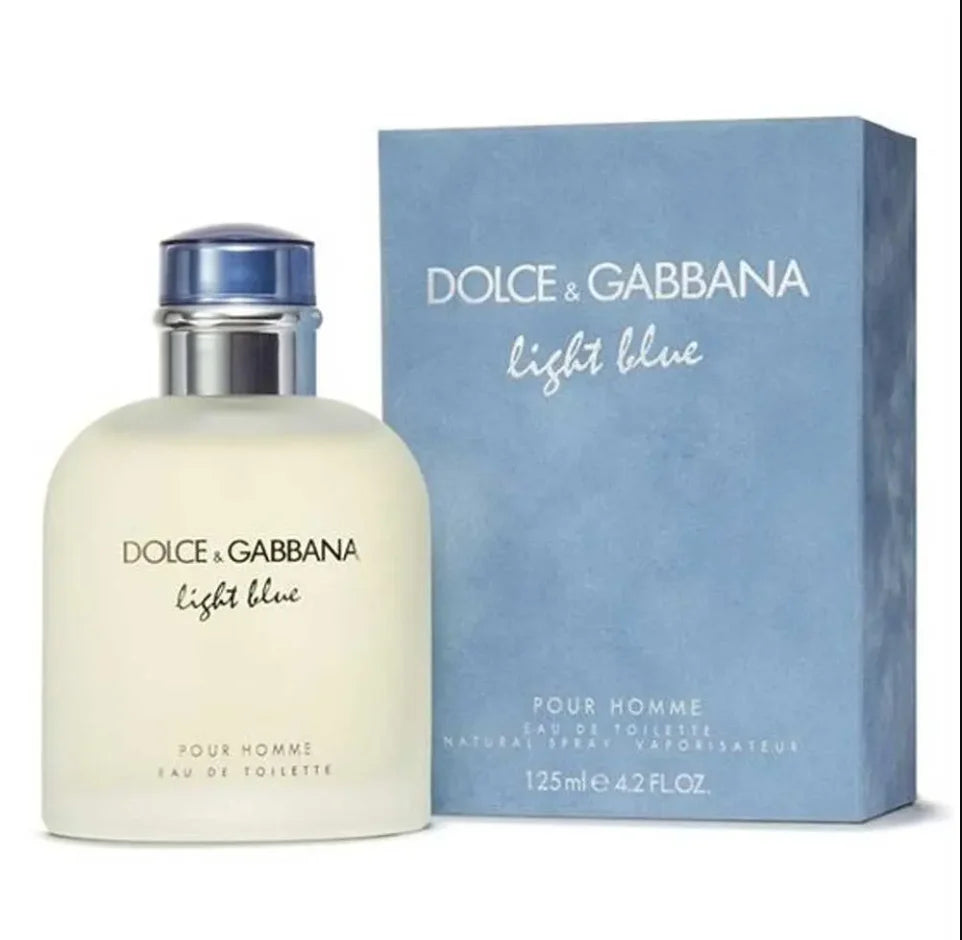 dolce and gabbana light blue eau de toilette for men bottle 125ml