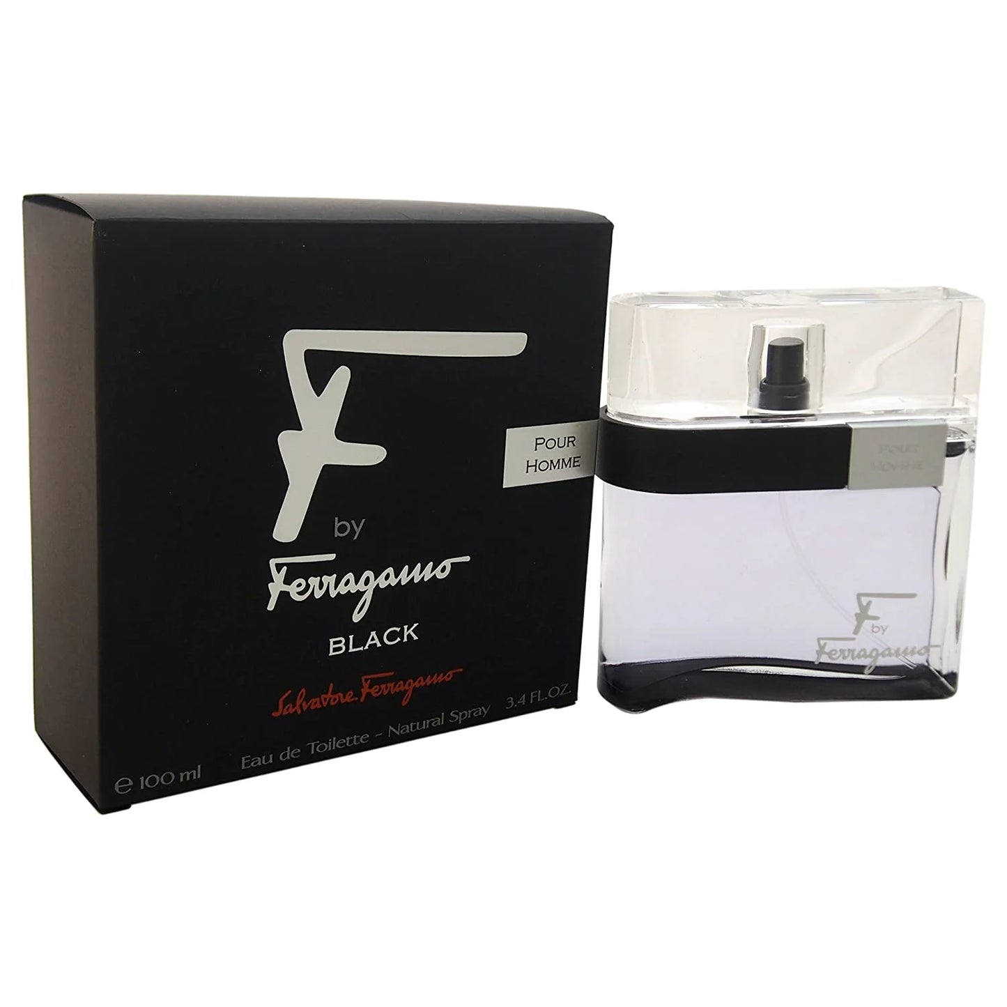F Black Salvatore Ferragamo Eau de Toilette for Men 100ml