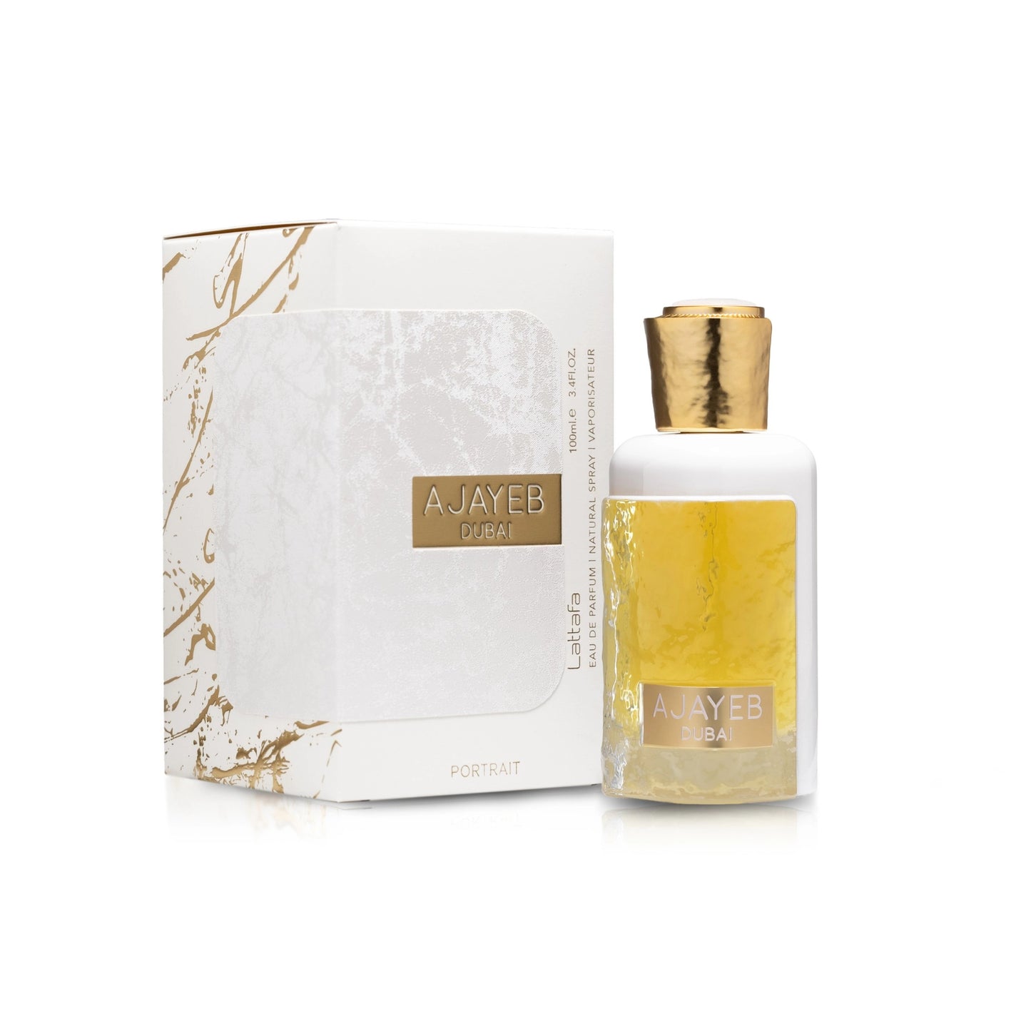 ajayeb dubai portrait lattafa eau de parfum for women and men bottle 100ml
