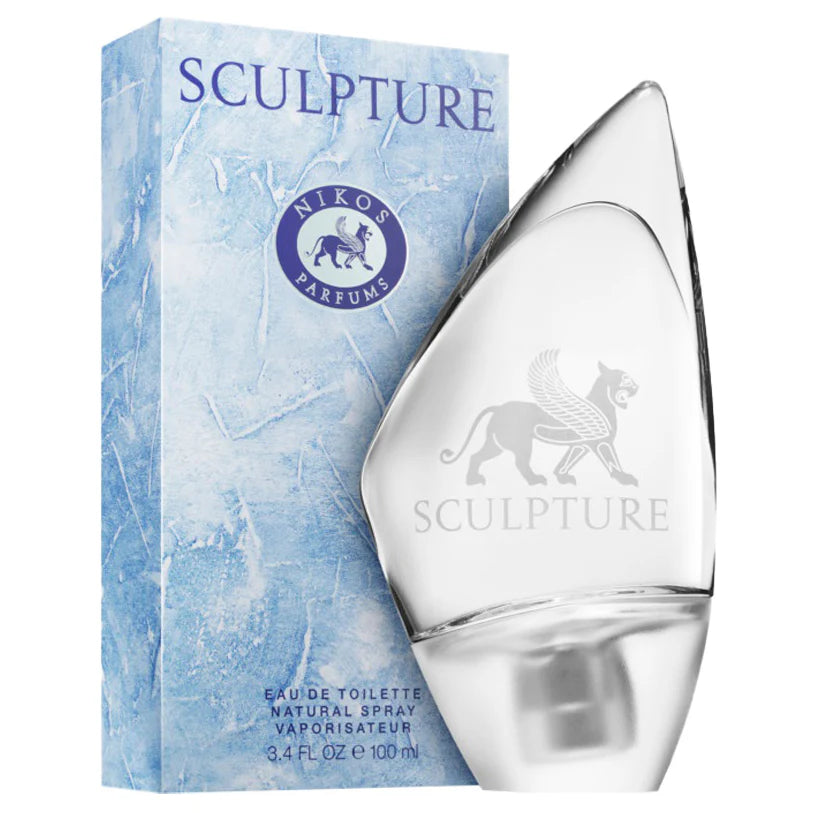 Sculpture Nikos Parfums Eau de Toilette for Men 100ml bottle