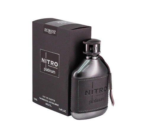 Nitro Platinum Pour Homme Dumont Paris Eau de Parfum 100ml bottle