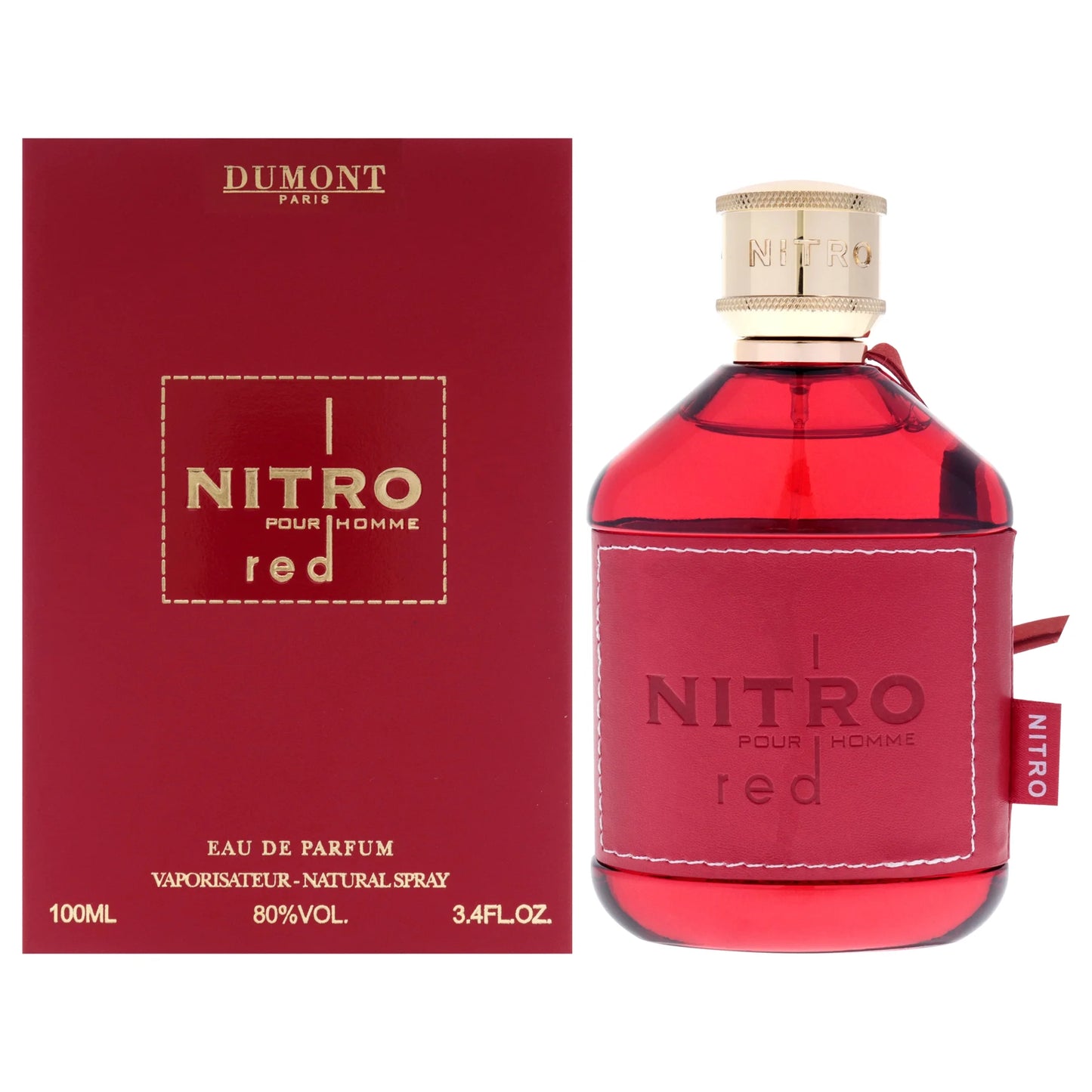 Nitro Red Pour Homme Dumont Paris Eau de Parfum 100ml bottle