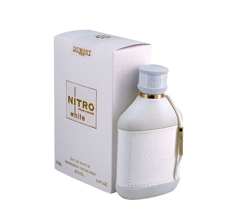 Nitro White Pour Homme Dumont Paris Eau de Parfum 100ml bottle