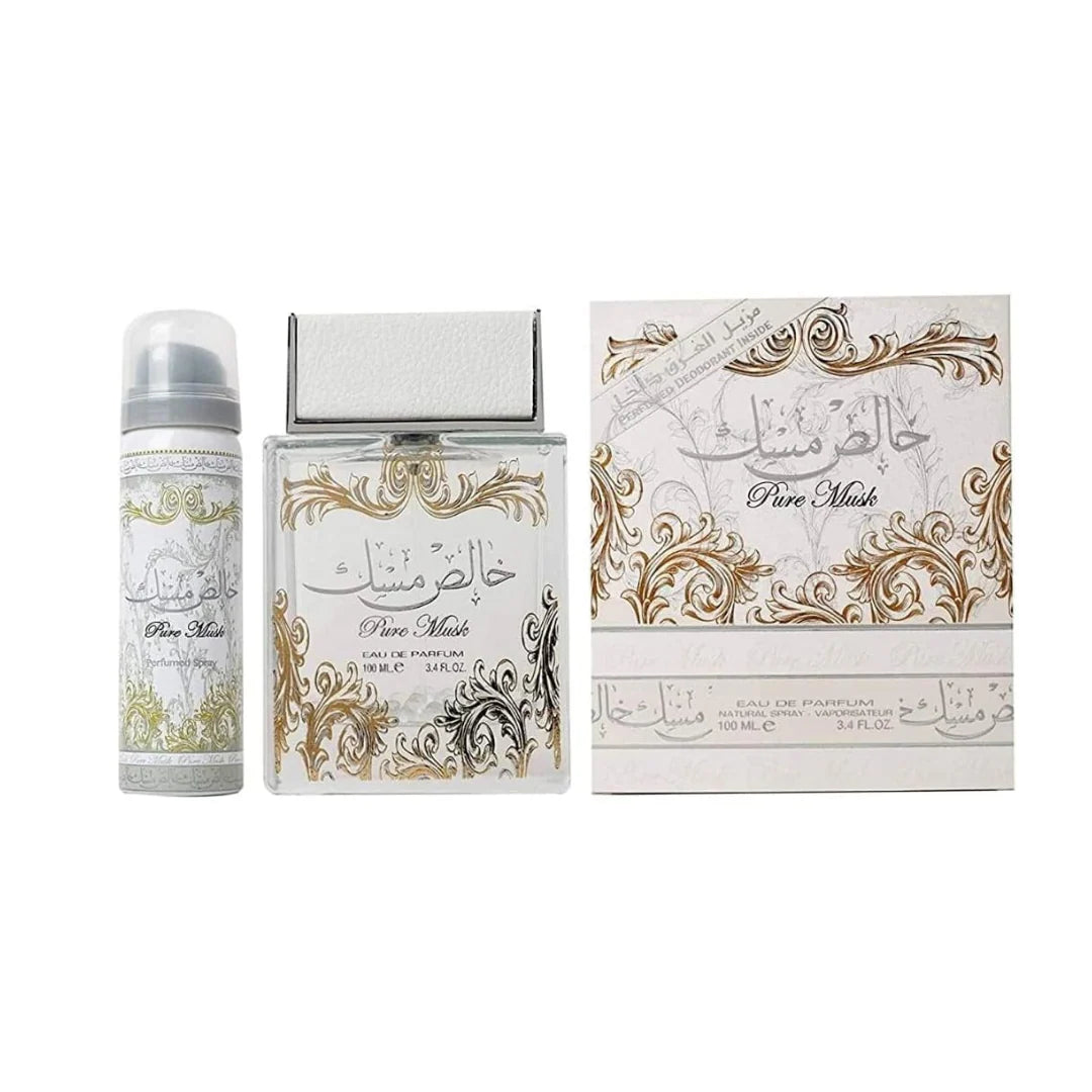 pure musc lattafa eau de parfum for women and men bottle 100ml