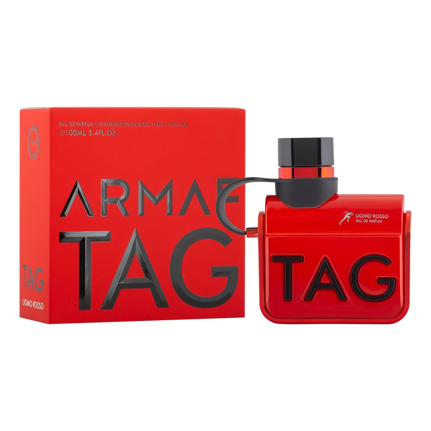 tag him uomo rosso armaf eau de parfum for men bottle 100ml