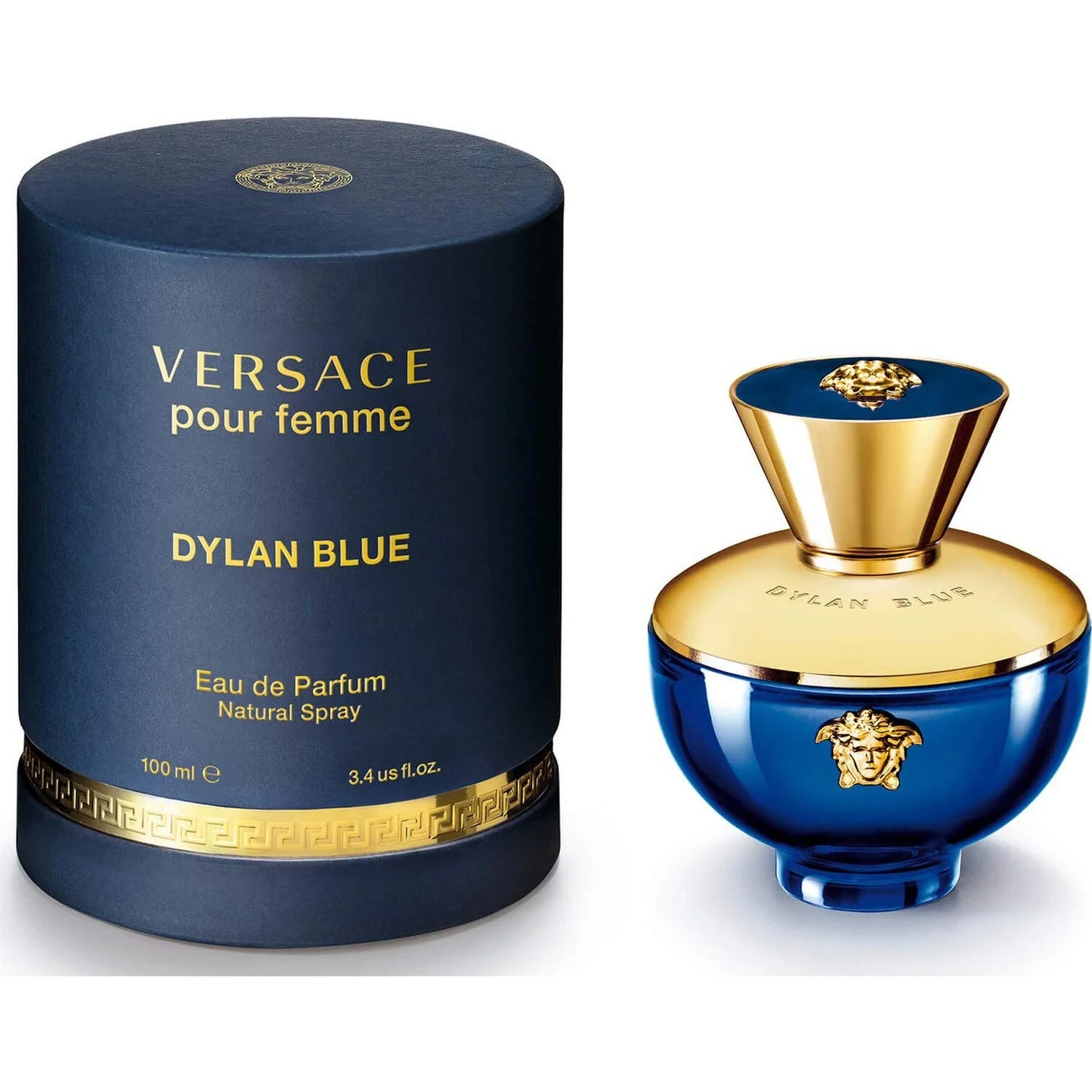 versace dylan blue eau de parfum for women bottle 100ml