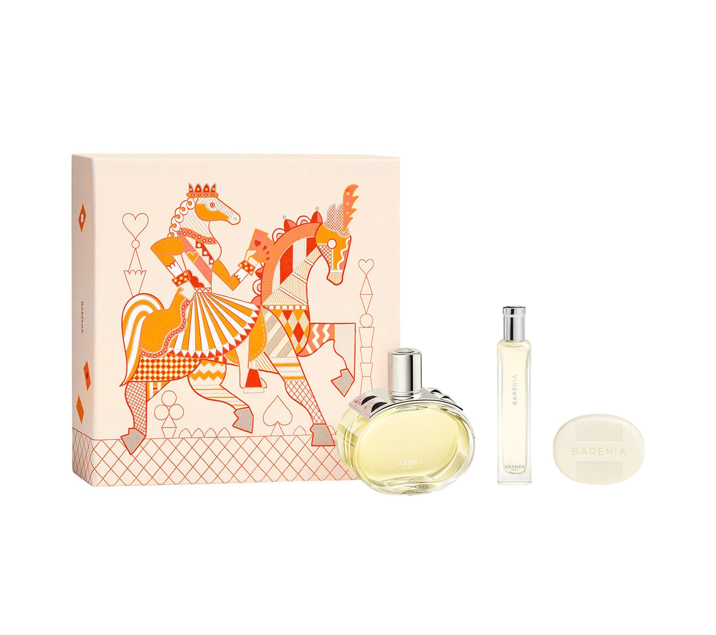 Barenia Hermes Eau de Parfum Gift Set 100ml with miniature