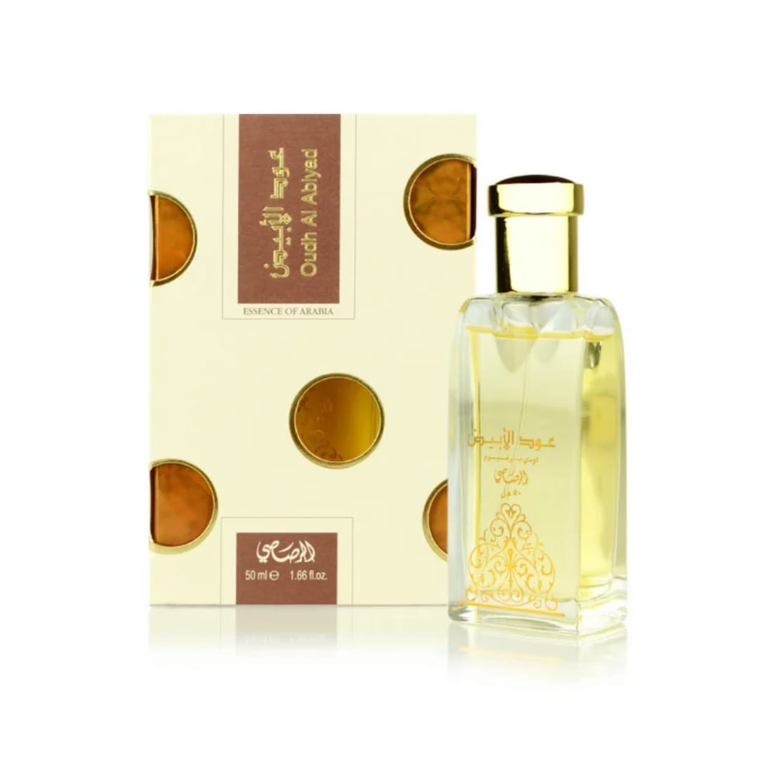 oud abiyad rasasi eau de parfum for women and men bottle 50ml