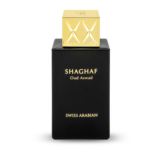 Shaghaf Oud Aswad Swiss Arabian Eau de Parfum for Women and Men 75ml bottle