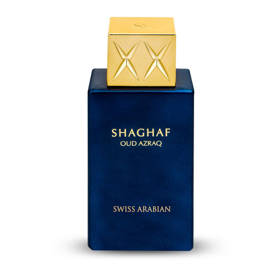 Shaghaf Oud Azraq Swiss Arabian Eau de Parfum for Women and Men 75ml bottle