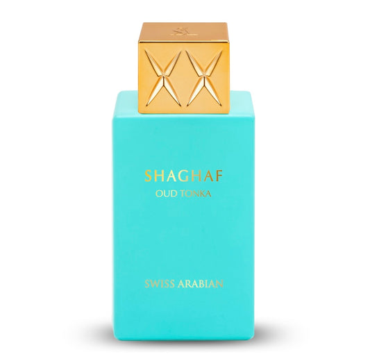 Shaghaf Oud Tonka Swiss Arabian Eau de Parfum for Women and Men 75ml bottle