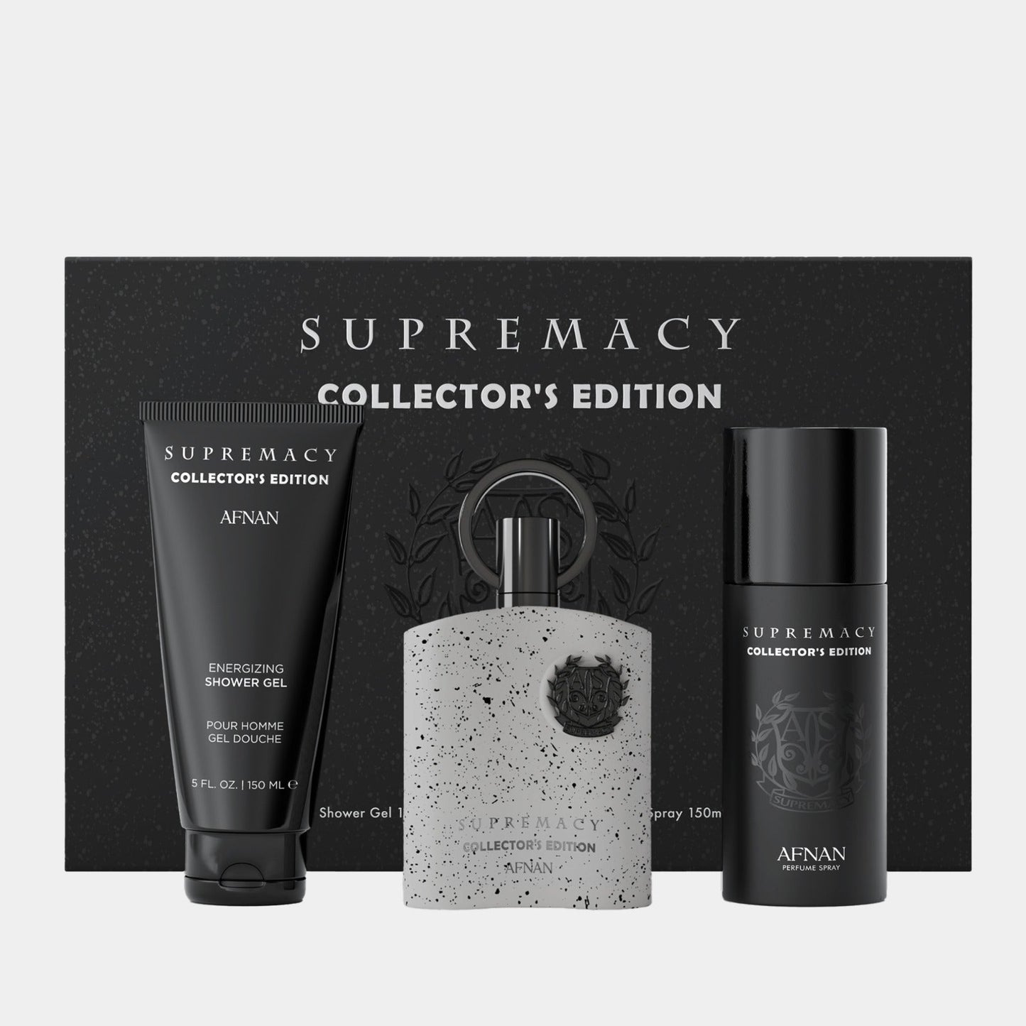 Supremacy Collector Edition Afnan Gift Set With deodorant and shower gel