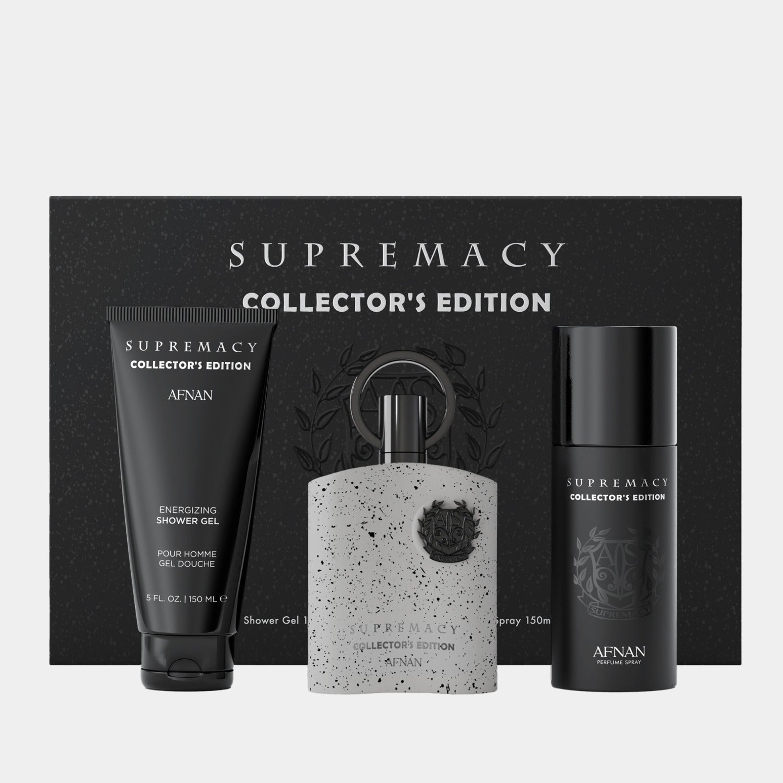 Supremacy Collector Edition Afnan Gift Set With deodorant and shower gel
