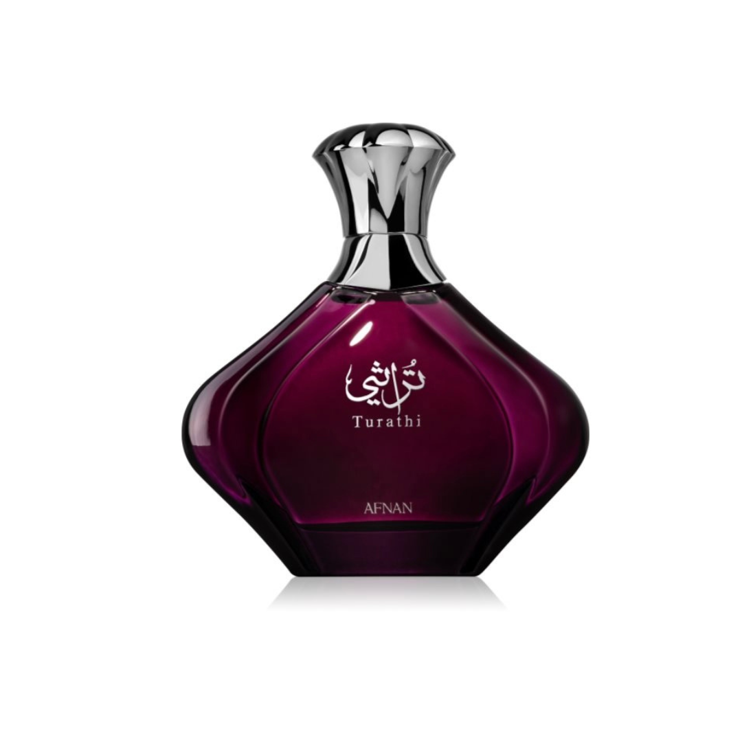 turathi purple afnan eau de parfum for women bottle 90ml