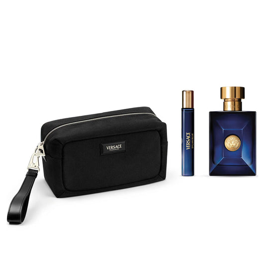 Versace Dylan Blue Gift Set Eau de Toilette for Men with bag and travel size set