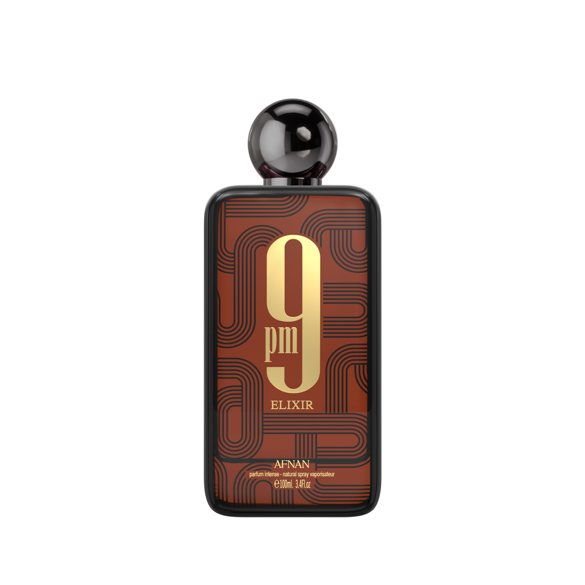 Afnan 9 PM Elixir Parfum Intense for Men 100ml bottle