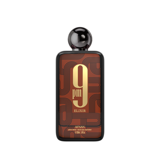 Afnan 9 PM Elixir Parfum Intense for Men 100ml bottle