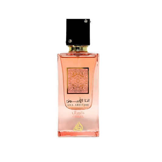 ana abiyedh coral lattafa eau de parfum for women bottle 60ml