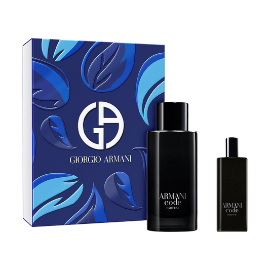 Giorgio Armani Code Parfum Gift Set 125ml Parfum for Men With Travel Size 15ml bottle