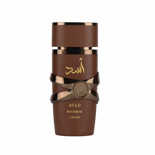 asad bourbon eau de parfum for men lattafa bottle 100ml
