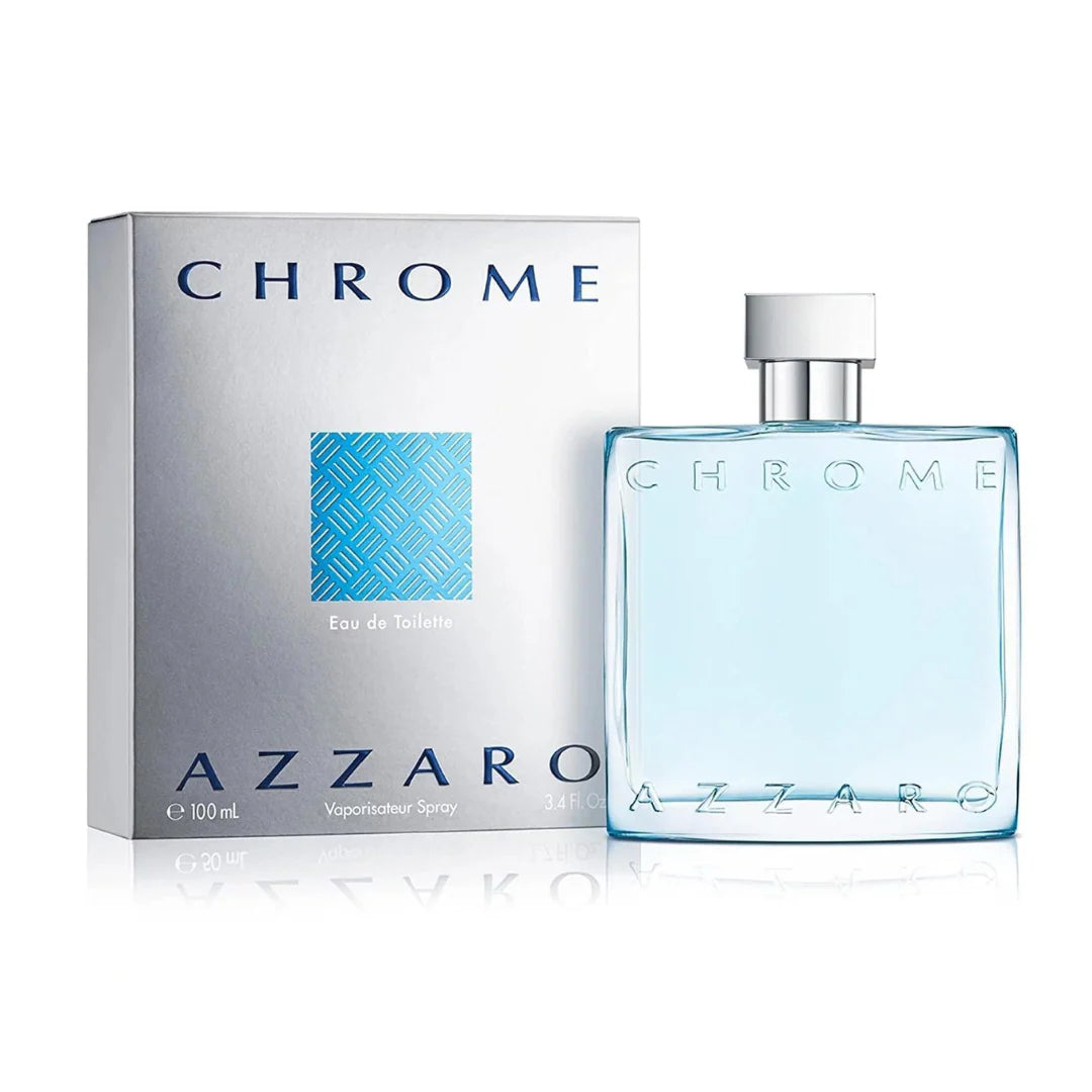 Azzaro Chrome Eau de Toilette for Men 100ml bottle