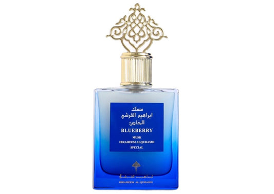 Ibrahim Al Qurashi Blueberry Musk Eau de Parfum 75ml bottle