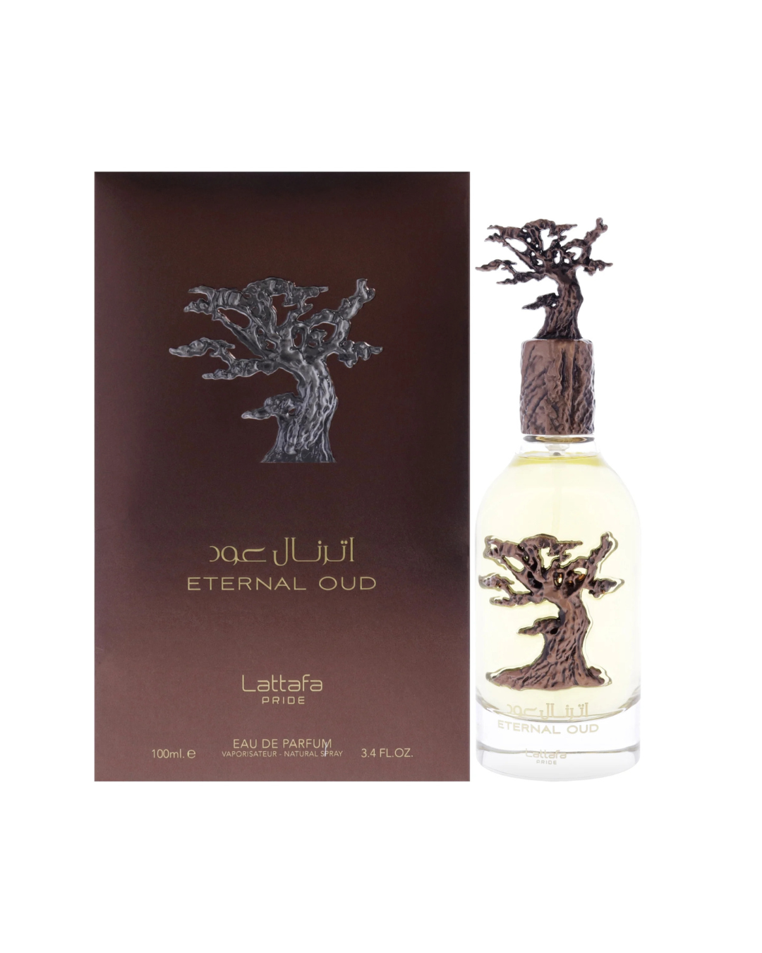 eternal oud lattafa eau de parfum for women and men bottle 100ml