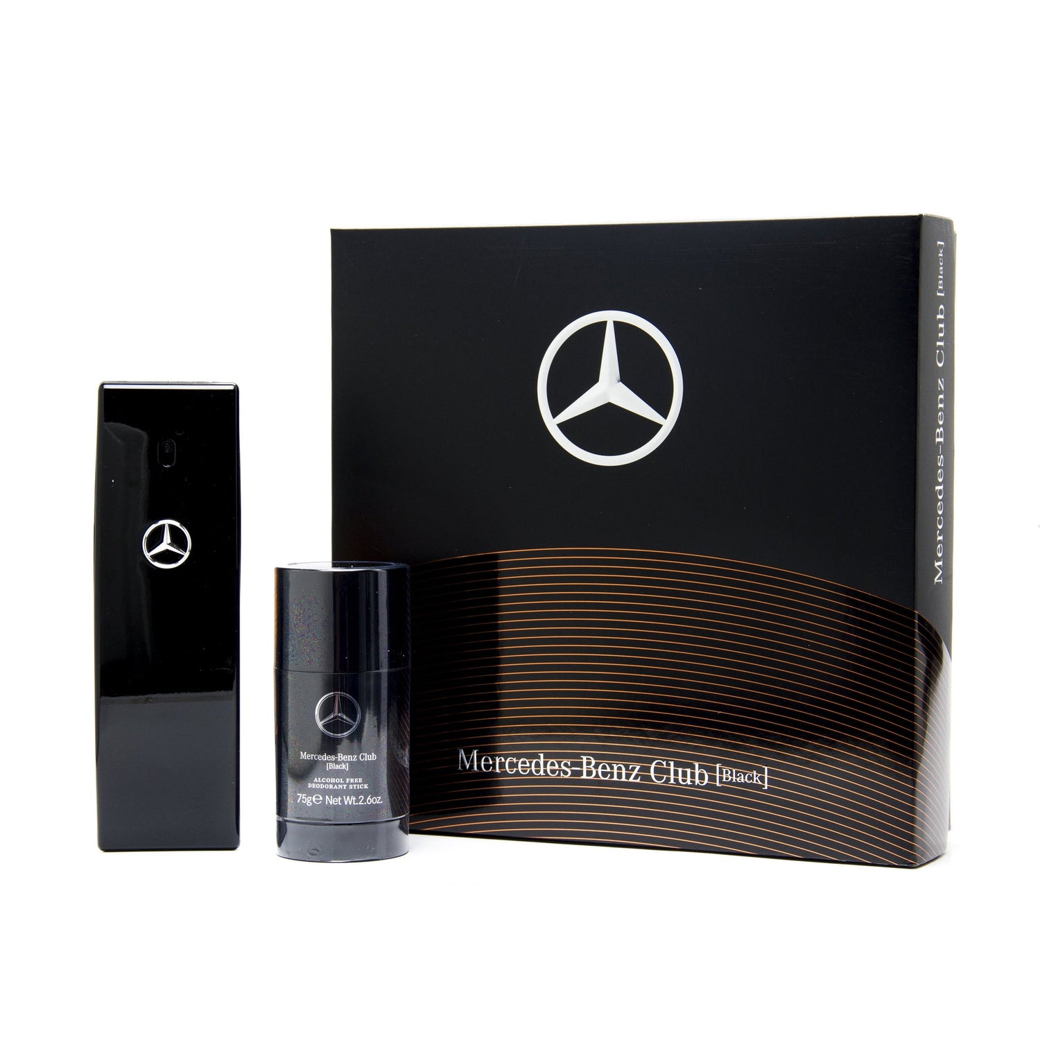 mercedes benz club black edt for men gift set