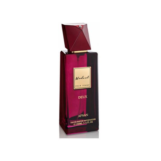 modest deux afnan eau de parfum for women and men bottle 100ml