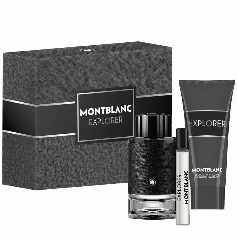 mont blanc explorer eau de parfum for men gift set 