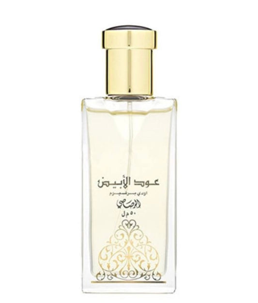 oud abyad rasasi eau de parfum for women and men bottle 50ml