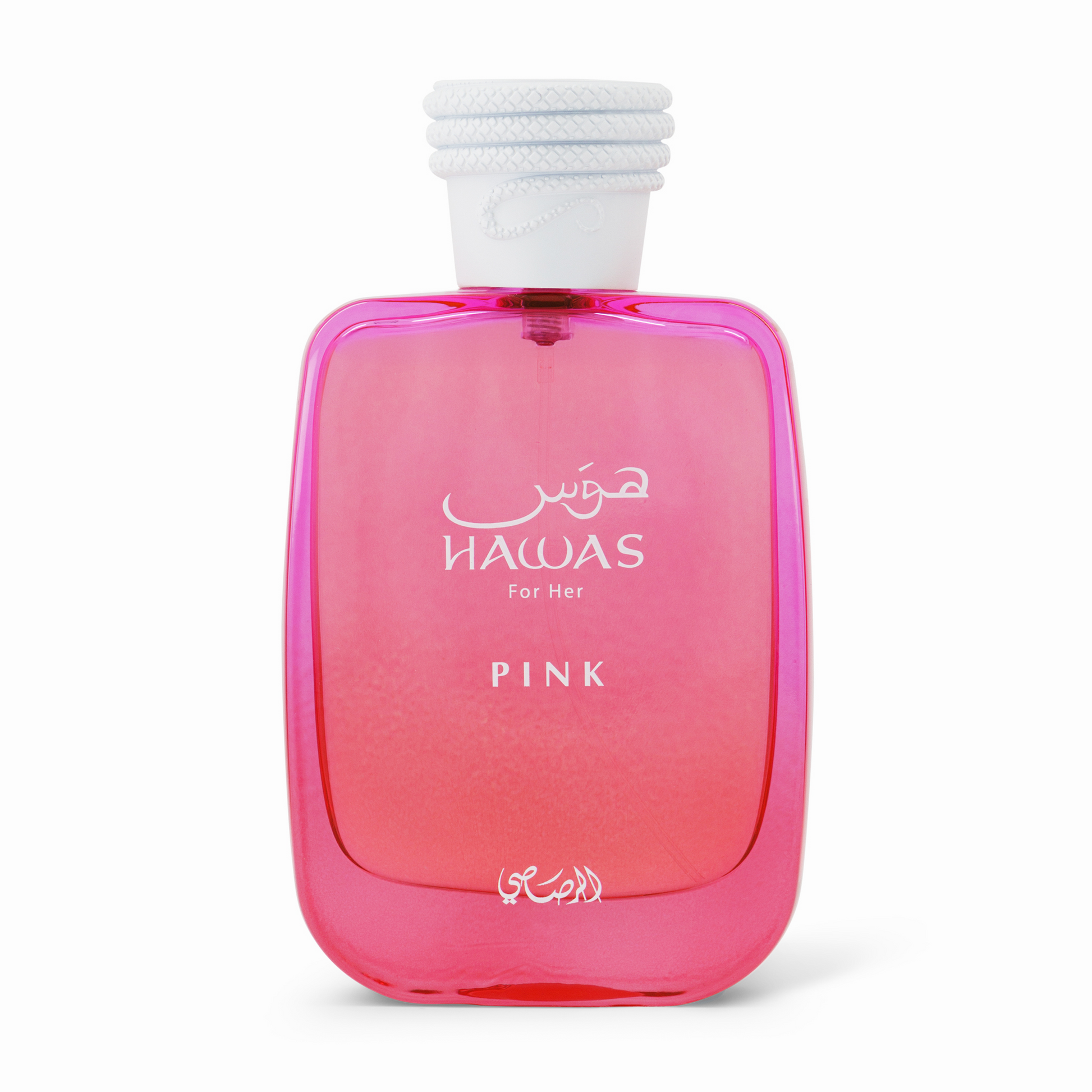 Rasasi Hawas Pink Eau de Parfum for Women 100ml bottle