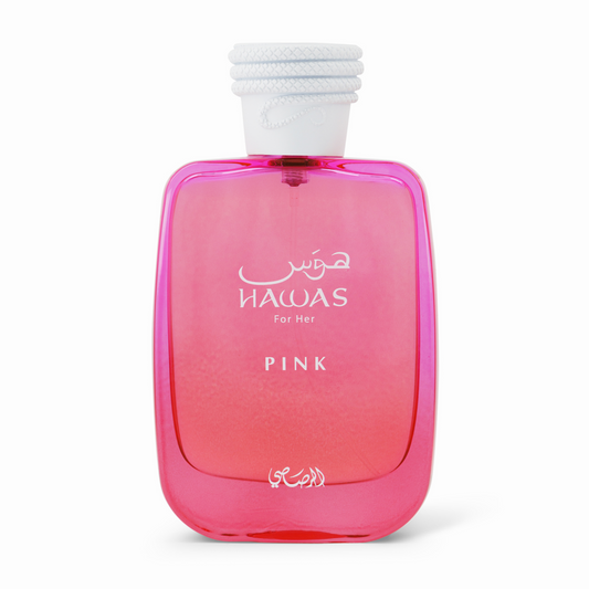 Rasasi Hawas Pink Eau de Parfum for Women 100ml bottle