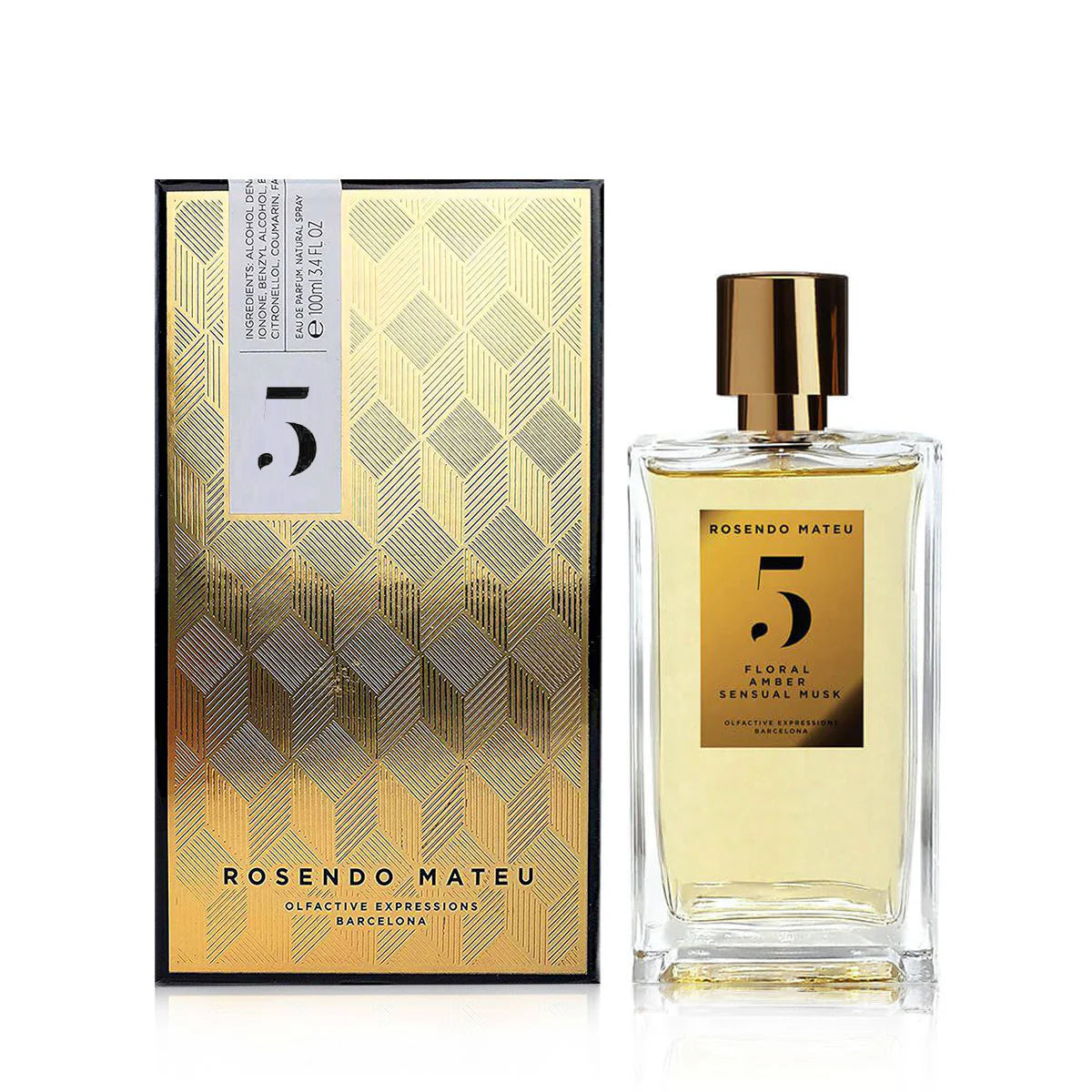 rosendo mateau no 5 eau de parfum for women and men bottle 100ml