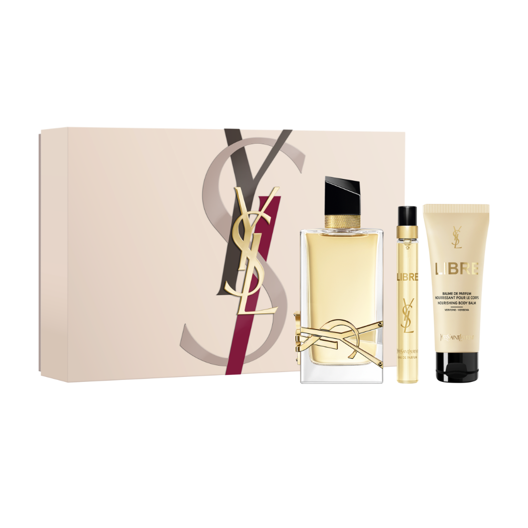 Yves Saint Laurent Libre Gift Set Eau De Parfum For Women 90ml with Lotion and Travel Size 